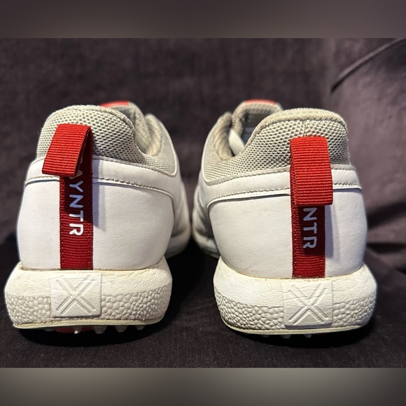 PAYNTR X-001 White Gray Spikeless Golf Shoes Sneakers Waterproof Men’s Size 12 - Picture 6 of 10